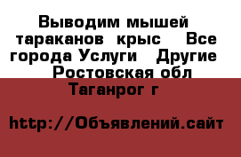 Выводим мышей ,тараканов, крыс. - Все города Услуги » Другие   . Ростовская обл.,Таганрог г.